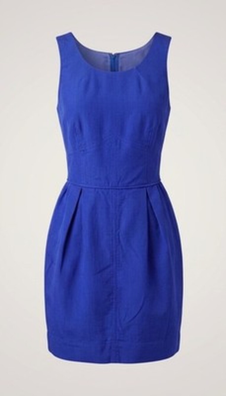 J Crew Dress Womens Sheath Sleeveless Size 00 Royal Blue